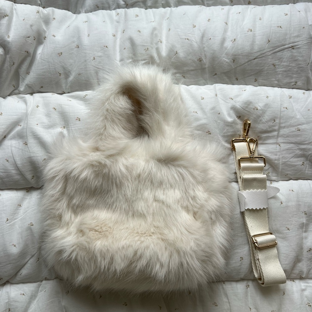 Small Faux Fur Shoulder Bag